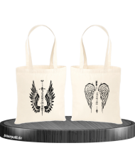 Her Guardian His Angel Jutebeutel Set