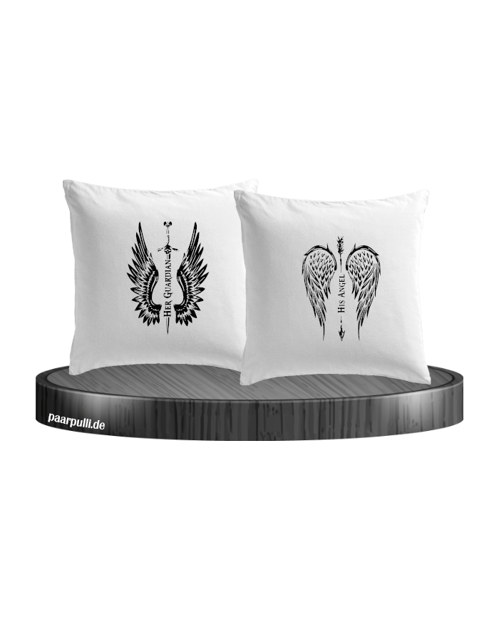 Her Guardian His Angel Kissenbezüge