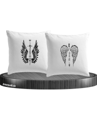 Her Guardian His Angel Kissenbezüge