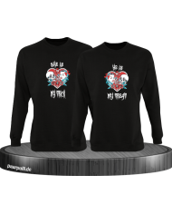 Trick or Treat Sweatshirt schwarz