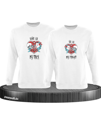 Trick or Treat Sweatshirt weiß Trick or Treat Sweatshirt weiß
