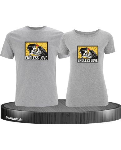 Endless Love Pärchen T-Shirt grau Endless Love Pärchen T-Shirt grau
