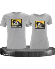 Endless Love Pärchen T-Shirt grau