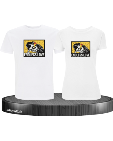 Endless Love Pärchen T-Shirt weiß Endless Love Pärchen T-Shirt weiß