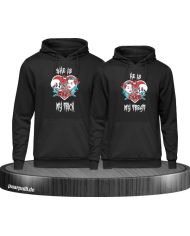 Trick or Treat Hoodie schwarz