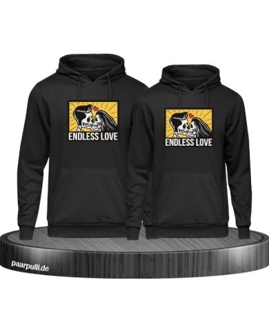Endless Love Hoodie schwarz Endless Love Hoodie schwarz
