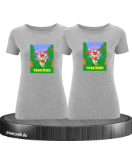 Better Together T-Shirt Set grau