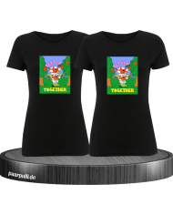 Better Together T-Shirt Set schwarz