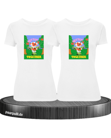 Better Together T-Shirt Set weiß Better Together T-Shirt Set weiß