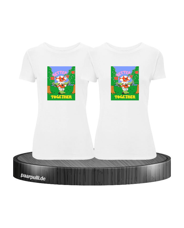 Better Together T-Shirt Set weiß
