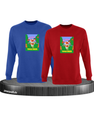 Better Together Sweatshirt blau rot