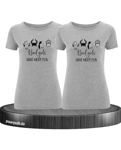 Bad Girls T-Shirt Set grau Bad Girls T-Shirt Set grau
