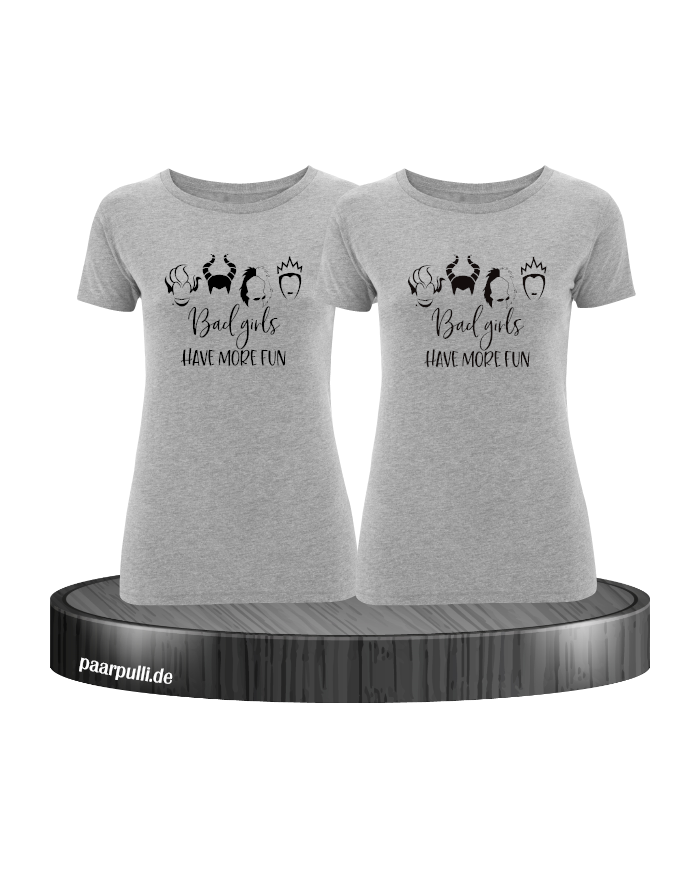 Bad Girls T-Shirt Set grau