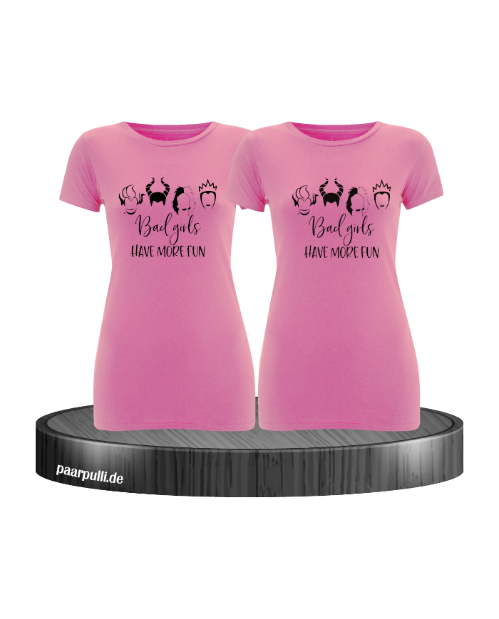 Bad Girls T-Shirt Set rosa
