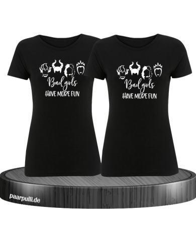 Bad Girls T-Shirt Set schwarz Bad Girls T-Shirt Set schwarz
