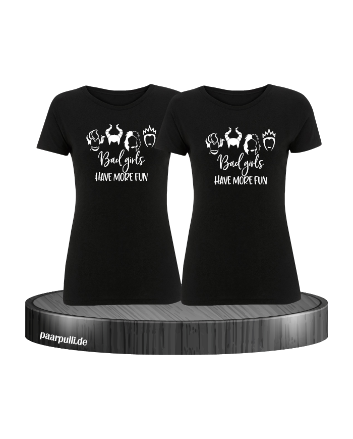 Bad Girls T-Shirt Set schwarz