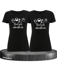 Bad Girls T-Shirt Set schwarz