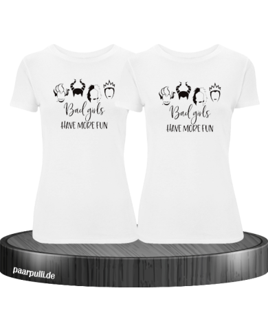 Bad Girls T-Shirt Set weiß Bad Girls T-Shirt Set weiß