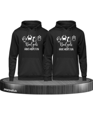 Bad Girls - Hoodie für Beste Freunde schwarz