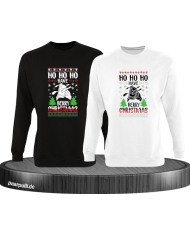 Berry Christmas Sweatshirt schwarz weiß