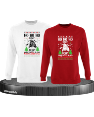 Berry Christmas Sweatshirt weiß rot