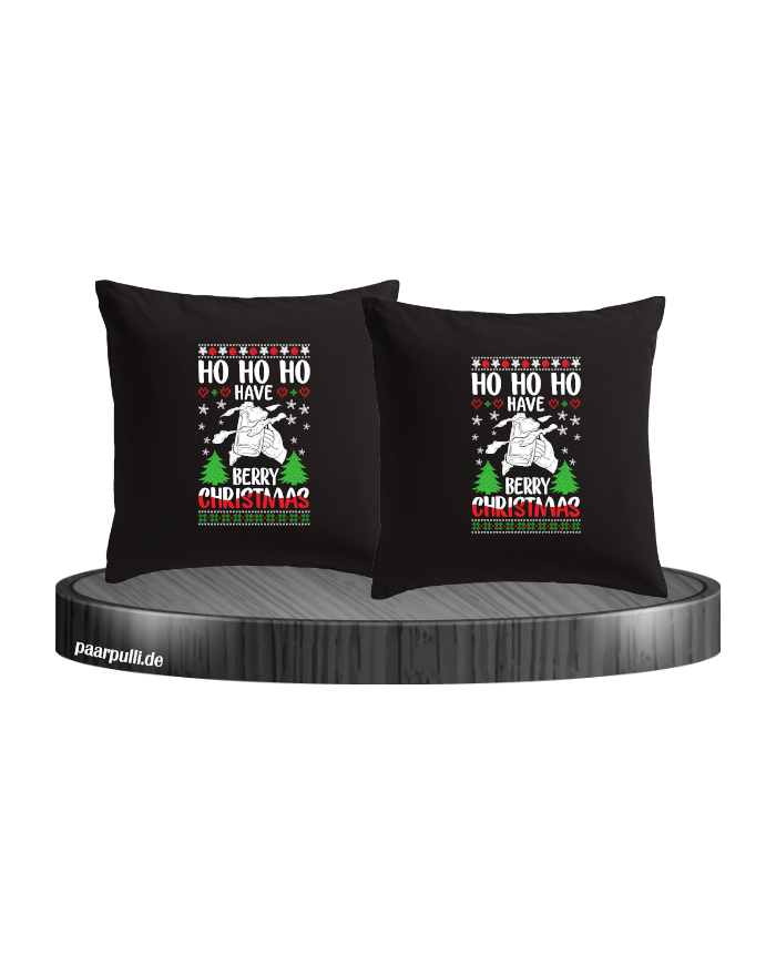 Berry Christmas Kissenbezüge Set