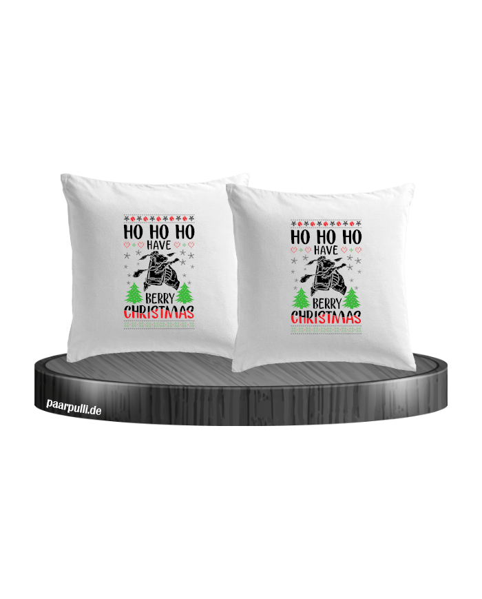 Berry Christmas Kissenbezüge Set