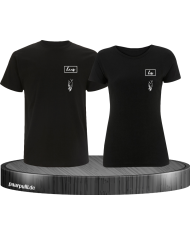 Hers and His Pärchen T-Shirt