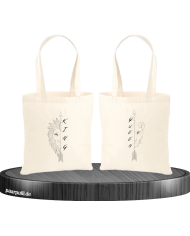 Lion King und Lion Queen Jutebeutel Set