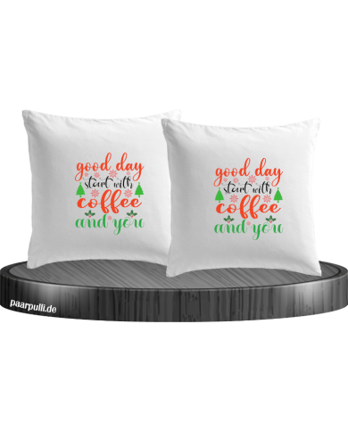 All I Need Is Coffee And You Kissenbezüge Set All I Need Is Coffee And You Kissenbezüge Set