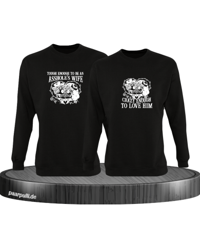 Tough and Crazy Sweatshirt schwarz Tough and Crazy Sweatshirt schwarz