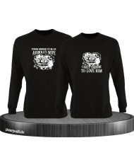 Tough and Crazy Sweatshirt schwarz
