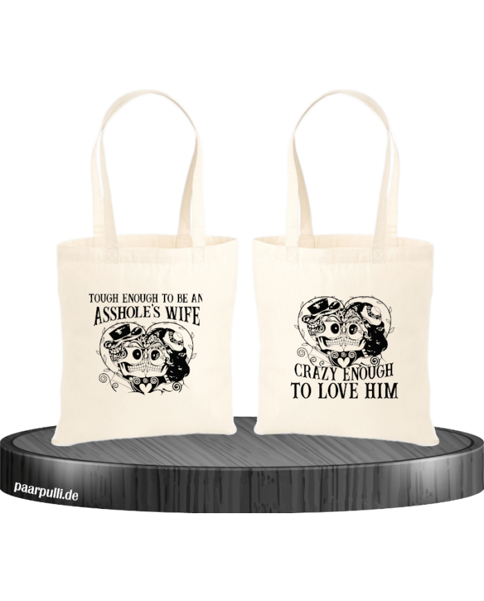 Tough and Crazy Jutebeutel Set