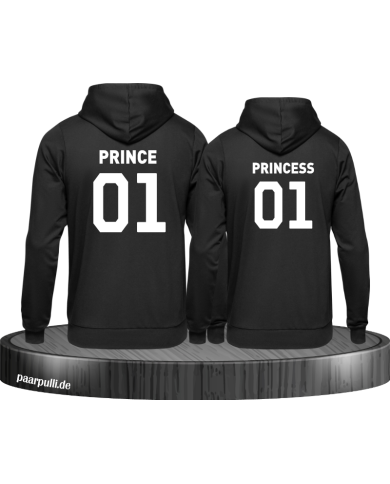 Prince Princess Partnerlook schwarz Prince Princess Partnerlook schwarz