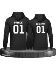 Prince Princess Partnerlook schwarz