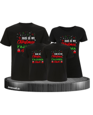 This Is My Christmas Pajama T-Shirts Familienlook
