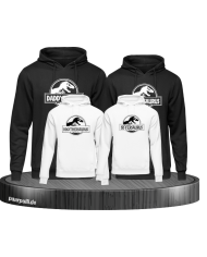 Dino Family Hoodies Familienlook