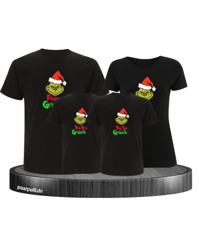 Grinch Weihnachtsshirt schwarz Grinch Weihnachtsshirt schwarz