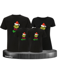 Grinch Weihnachtsshirt schwarz