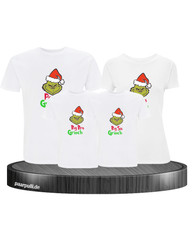 Grinch Weihnachtsshirt weiß Grinch Weihnachtsshirt weiß