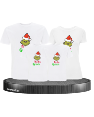 Grinch Weihnachtsshirt weiß