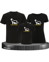 Lion Family mit Shirt schwarz