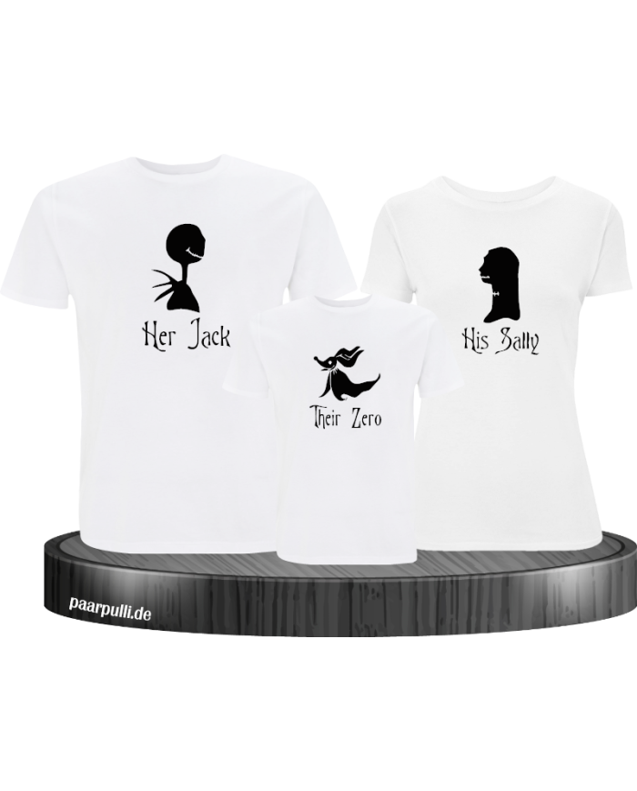 Jack Family Halloween Shirt weiß