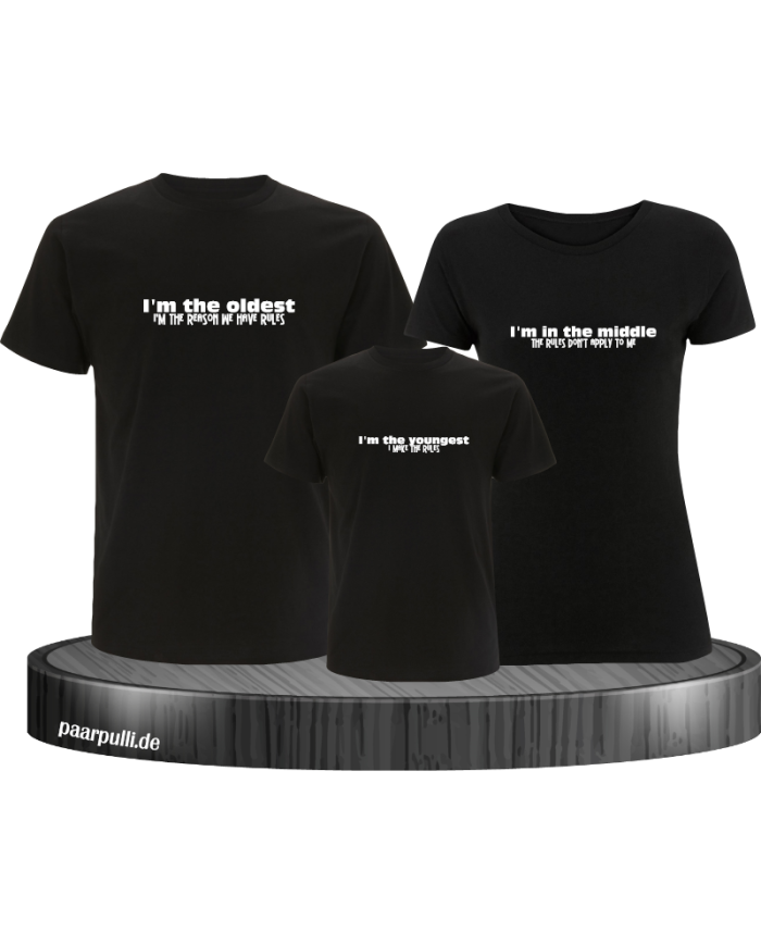 I'm the youngest, middle, oldest schwarz