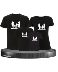 My Love and Life Familienset schwarz