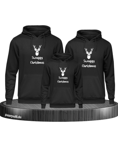 Swaggy Christmas 3er Familienlook Hoodies Swaggy Christmas 3er Familienlook Hoodies