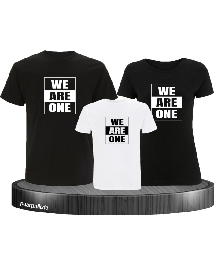 We Are One schwarz und weiß