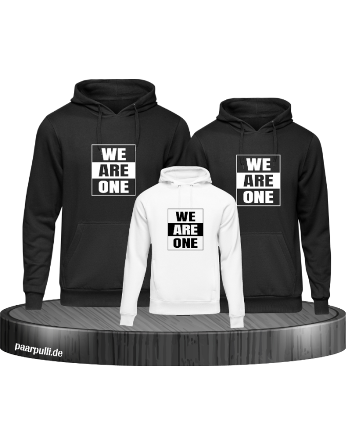 We Are One schwarz und weiß