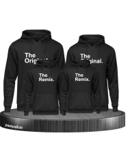 The Original and the Remix auf Hoodies schwarz