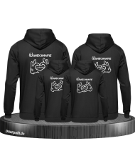 Wunschname comic Hände schwarz